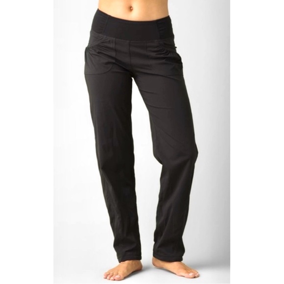 Prana Pants - Prana Women's Athletic Black Straight Leg Summit Pants